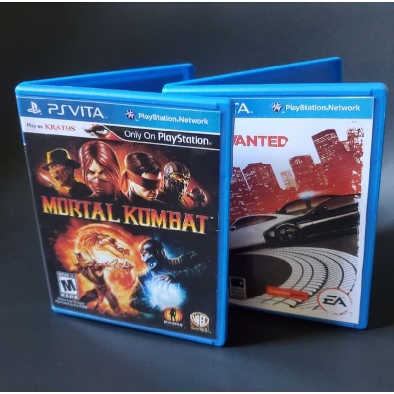 Capa Case para jogos de Ps Vita Com logotipo de Jogos (Não acompanha jogo)