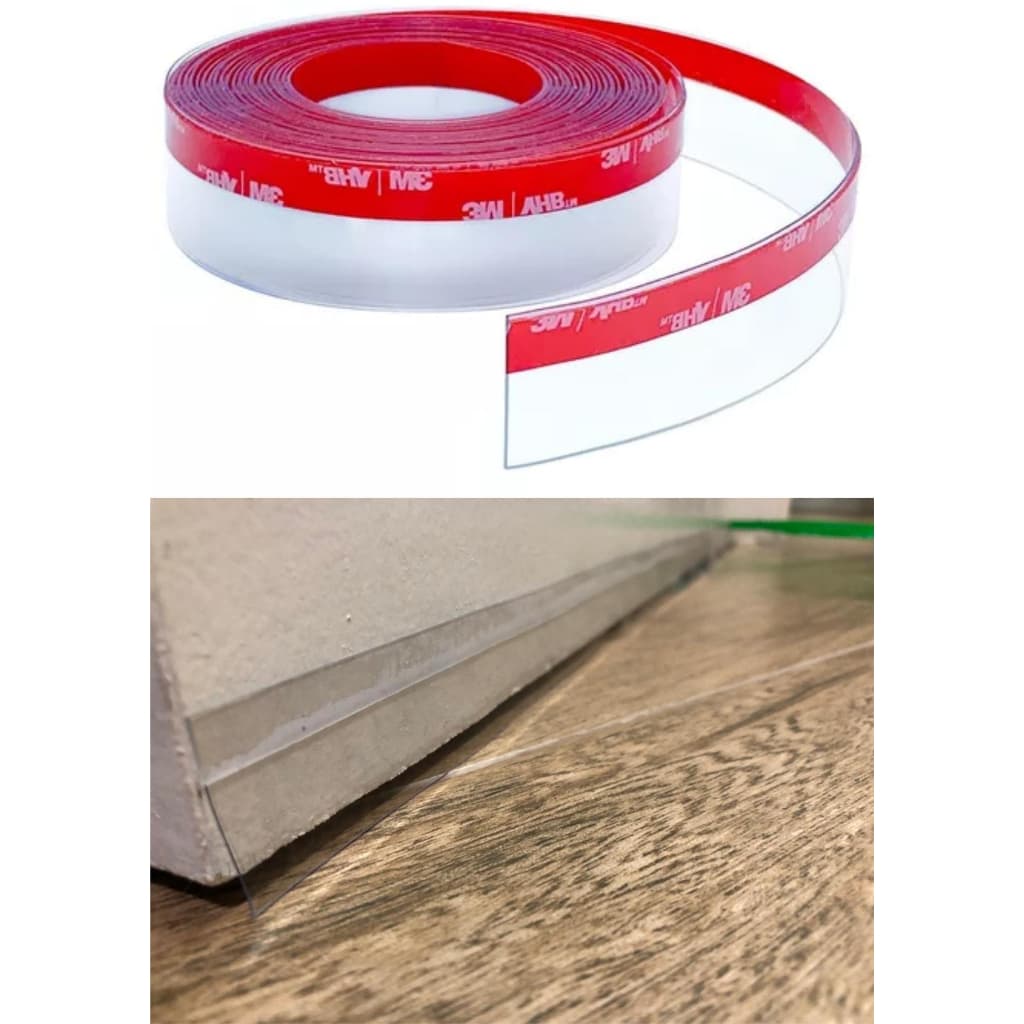 5 Mts Fita Veda Fresta Portão Porta Grade Transparente Contra folhas sapos bichos sujeiras 7 cm altura