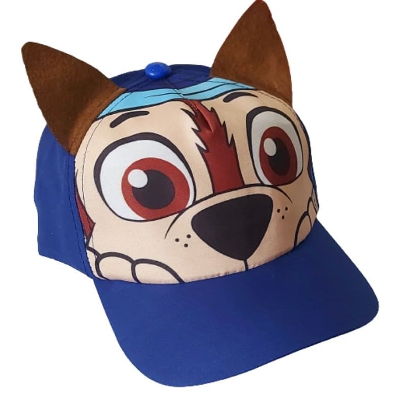 Boné Chase Patrulha Canina com orelhinhas 3D menino infantil