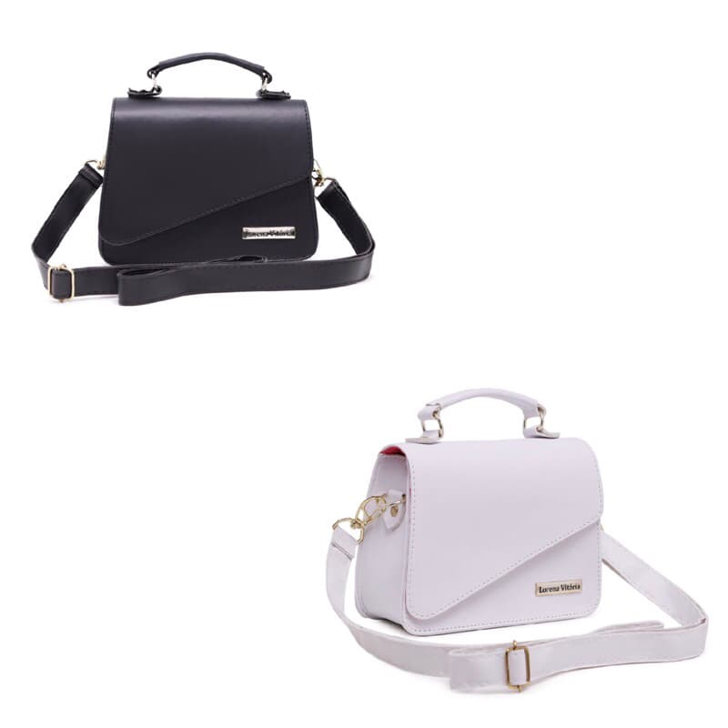 Bolsas feminina kite 2 bolsas alça transversal