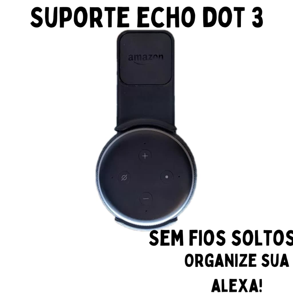Suporte de Tomada para alexa Echo Dot 3