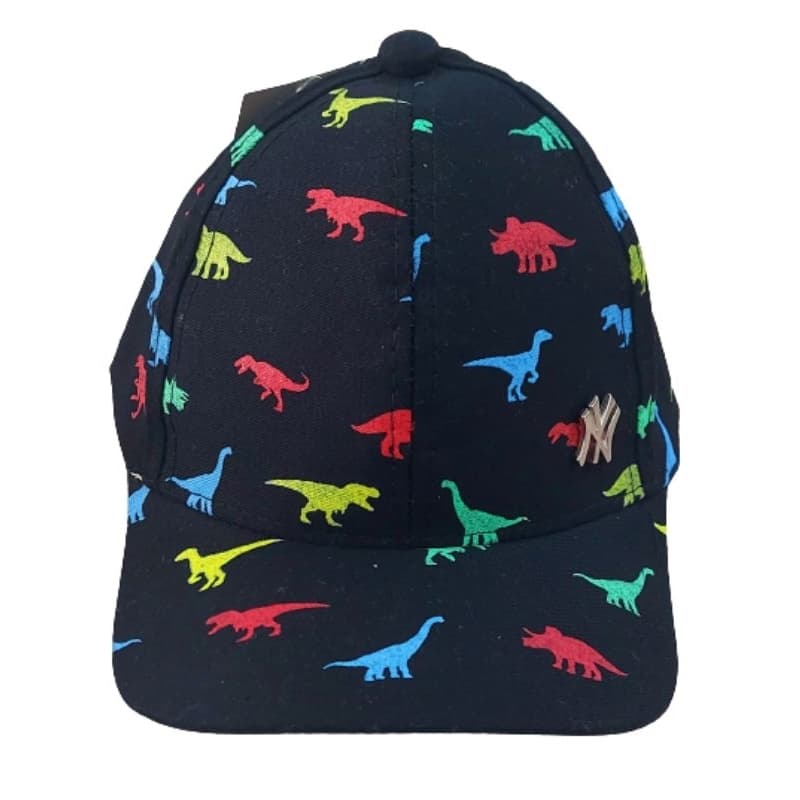Boné menino Infantil com Estampas Coloridas de Dinossauro dinokids dino
