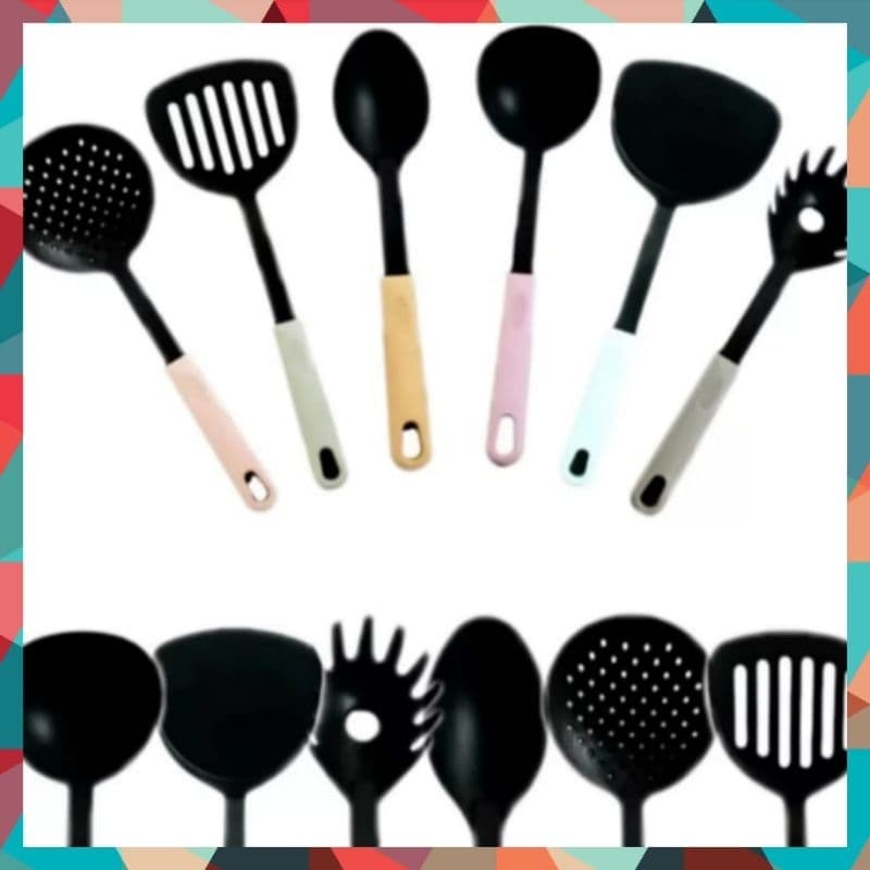 kit 6 utensílios de cozinha- Fratelli