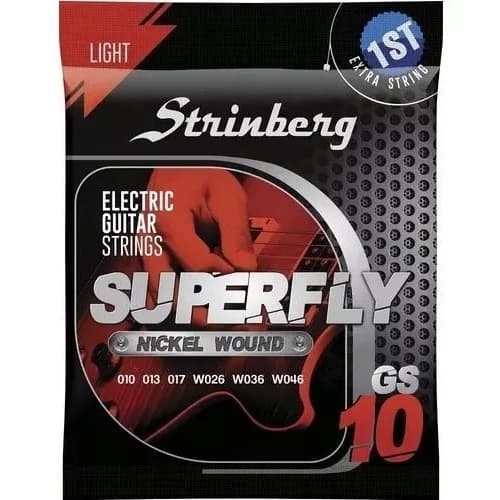 Encordoamento Guitarra Strinberg Gs-10 0.10 Cordas Nickel