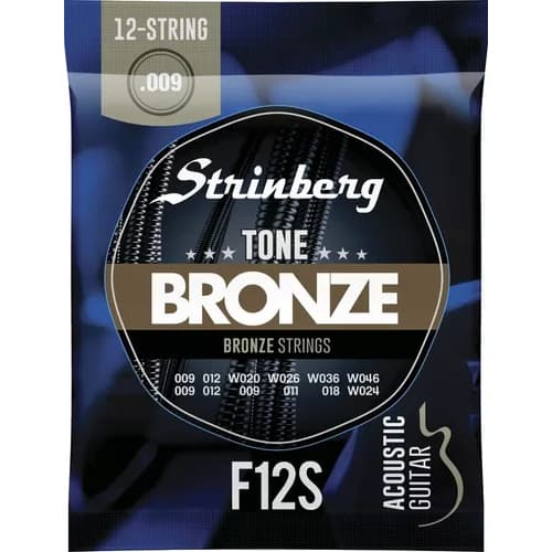 Encordoamento Para Violão 12 Cordas Strinberg F12S