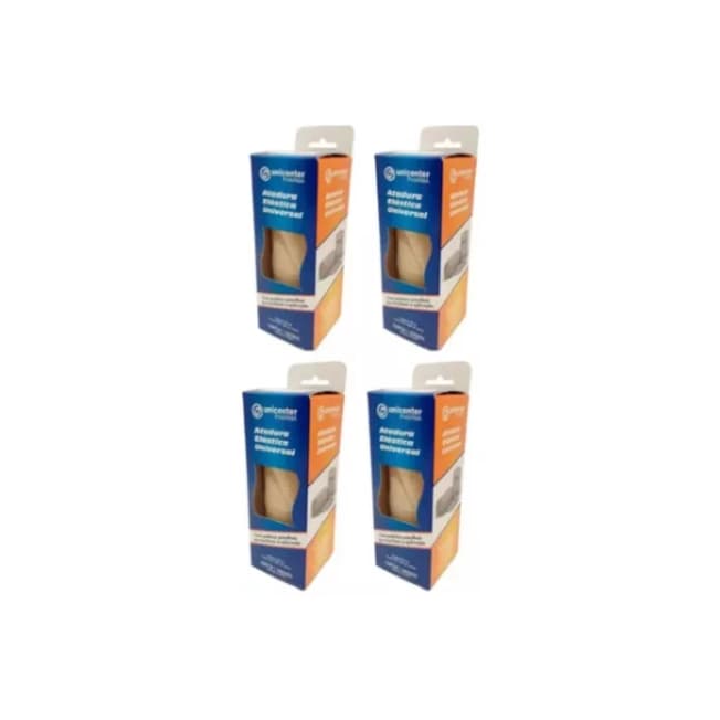 Kit 04 Faixas Elásticas Bandagens Atadura Ortopédica 10cm x 1m