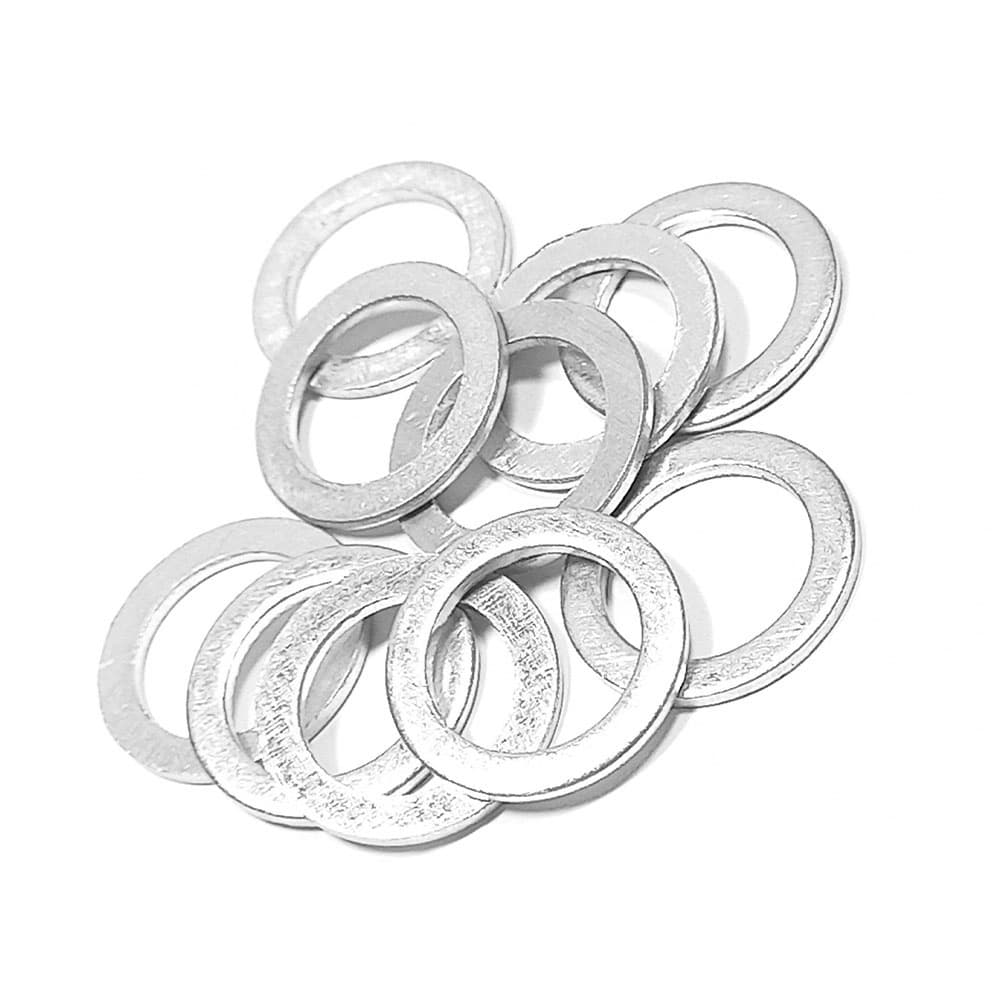 Kit arruela de alumínio para vedação bujão de cárter 14mmX20mm 10pç