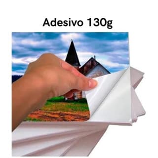 Papel Fotográfico Adesivo 130g A4 Auto Adesivo 20 Folhas Glossy À Prova D'água  MasterPrint