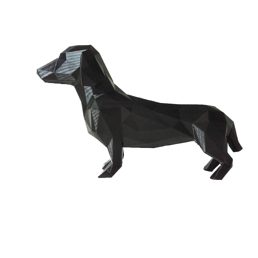 Cachorro Basset Salsicha Decorativo, 10 Cm De Altura