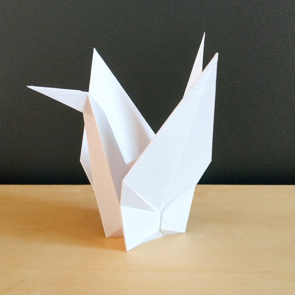 Pássaro Tsuru M / Japonês, Dobradura, Origami 3d, Enfeite de mesa