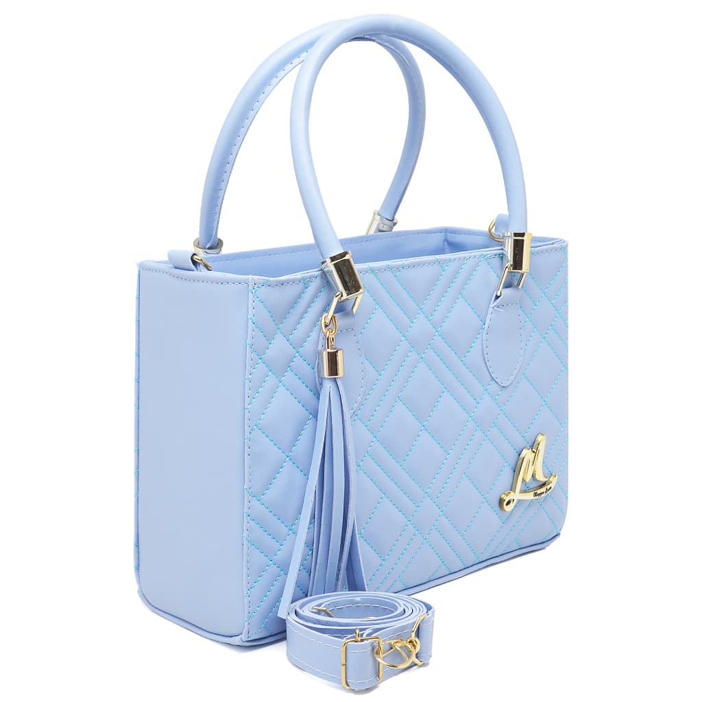 Bolsa Feminina Transversal ML Media Bordado Lançamentos Luxo Letras.