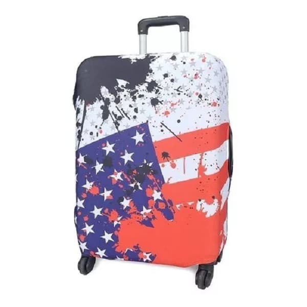 Capa Protetora Para Mala De Viagem Polo King USA - Tamanho G - CP00007PK