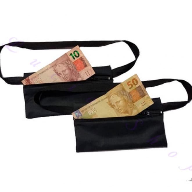 Porta dinheiro bolsa cintura porta money bolsa secreta Doleira Pochete