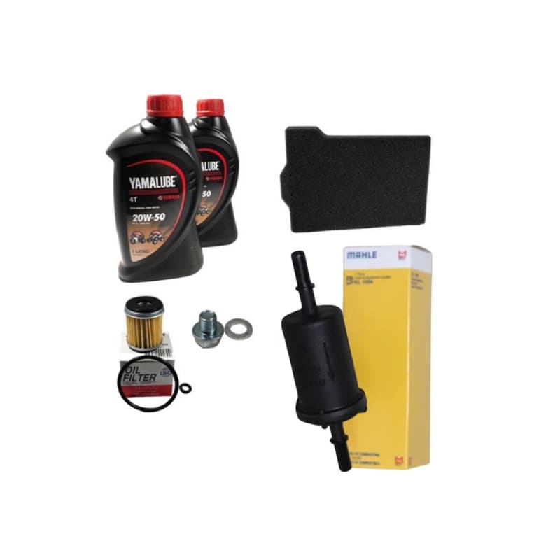 Kit revisão Fazer 250 06/08 2 Óleo Yamalube 20w50 Filtro ar filtro óleo filtro gasolina bujão óleo