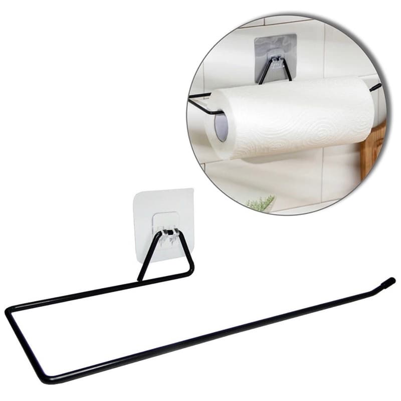 Suporte Porta Papel Toalha Autoadesivo