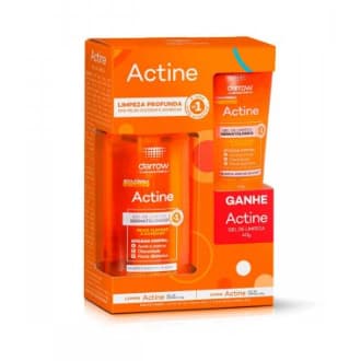 kit actine darrow gel de limpeza 140g + gel de limpeza 40g