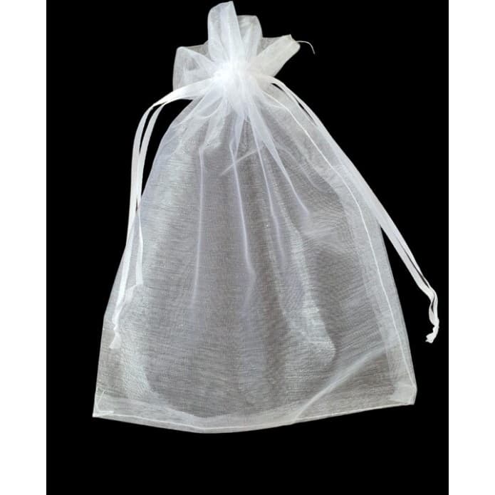 Kit C/10 Mini Sacos de Organza Lembrancinha Festa Organizadores Alimentos Bijuterias