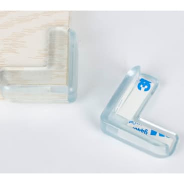 Kit 40 Protetores Quina De Mesa Em Silicone Com Adesivo Para Móveis Quarto Cozinha Promoção