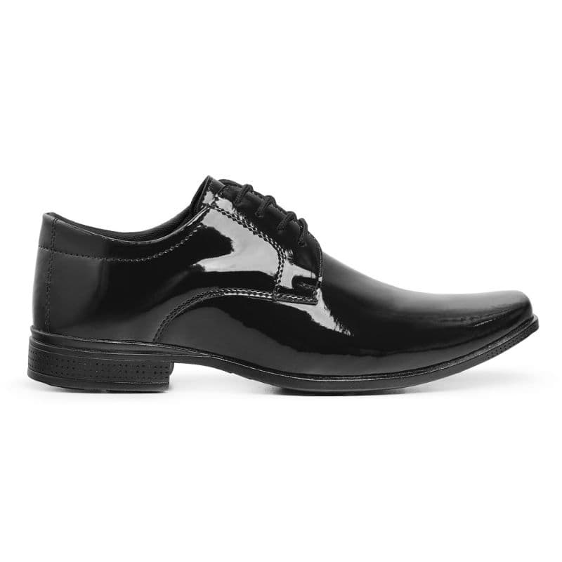 Sapato Social Masculino Preto Fosco Verniz Imperiun