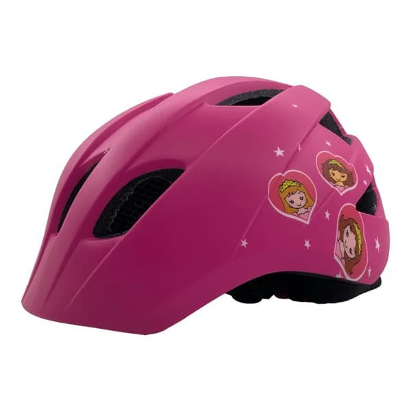 Capacete Infantil Feminino Absolute Kids Roll Princess Rosa Tam 48-52 cm