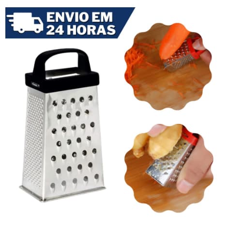 10 Peças Mini Ralador De Aço Inox Com Ralador De Alho Processador Cozinha Promoção