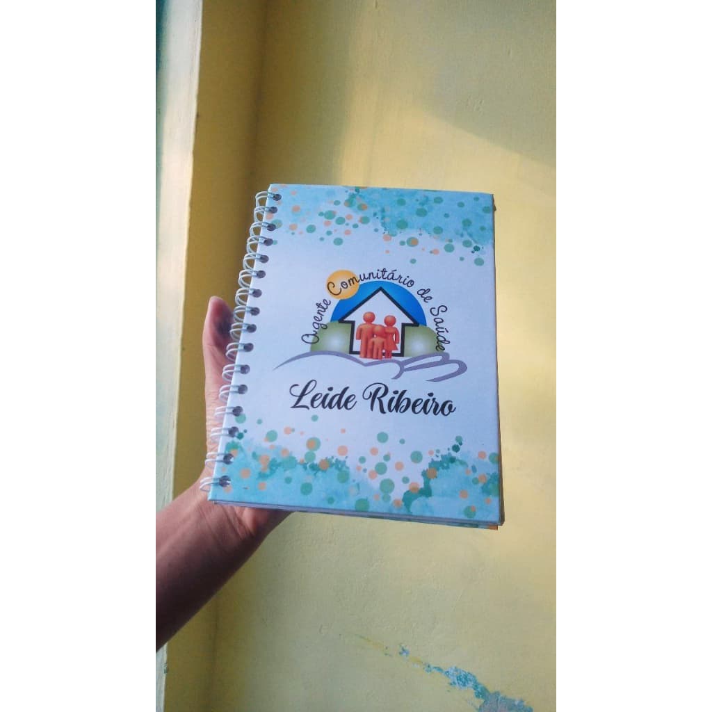 Caderno personalizado para Agente Comunitário de Saúde