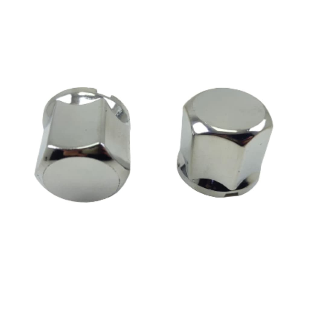 Kit Capa de Porca Parafuso Cubo Sextavada Pequena Cromada Roda nº17,18,19,21,22,24