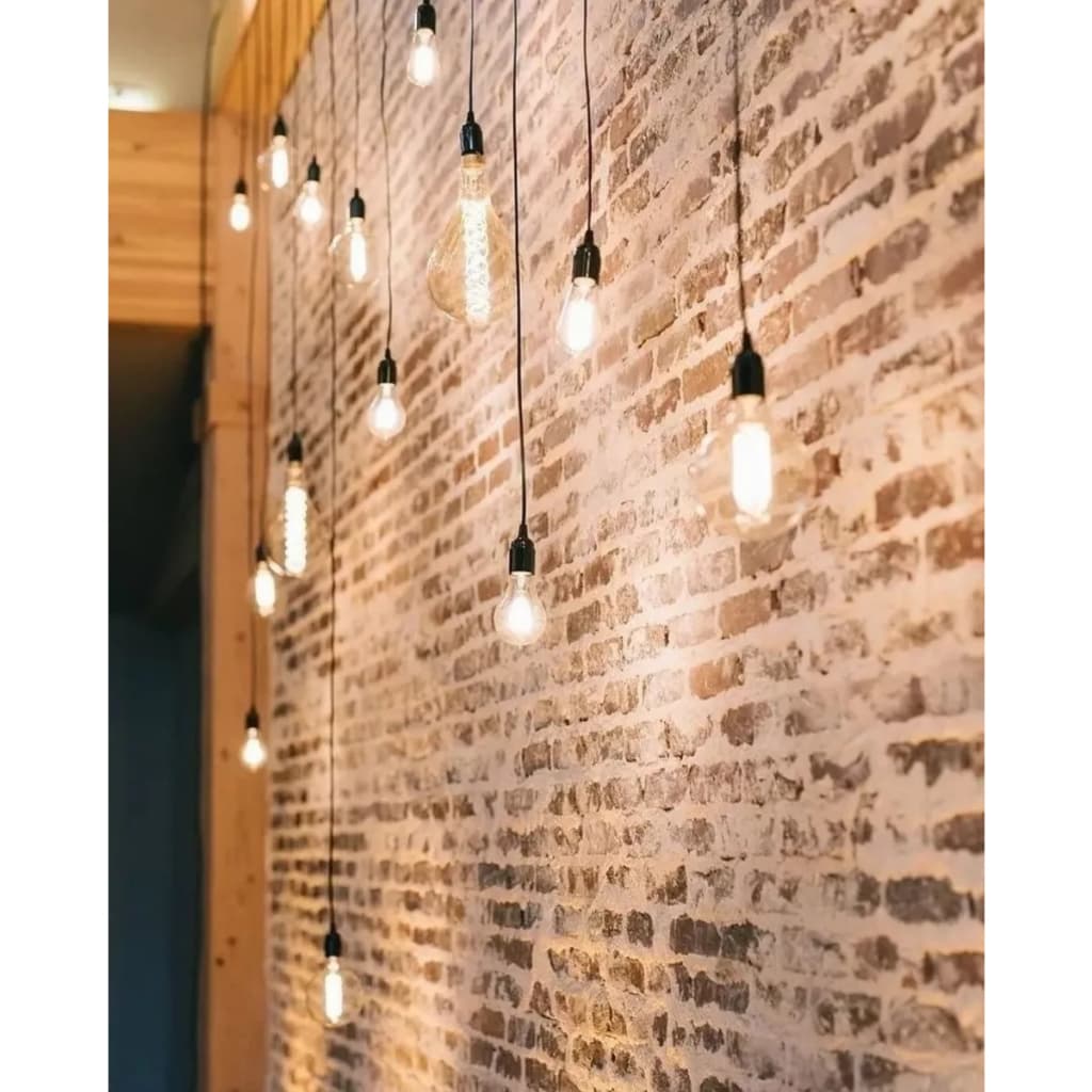 conjunto 5 pendentes para decoração iluminação de sala ambiente