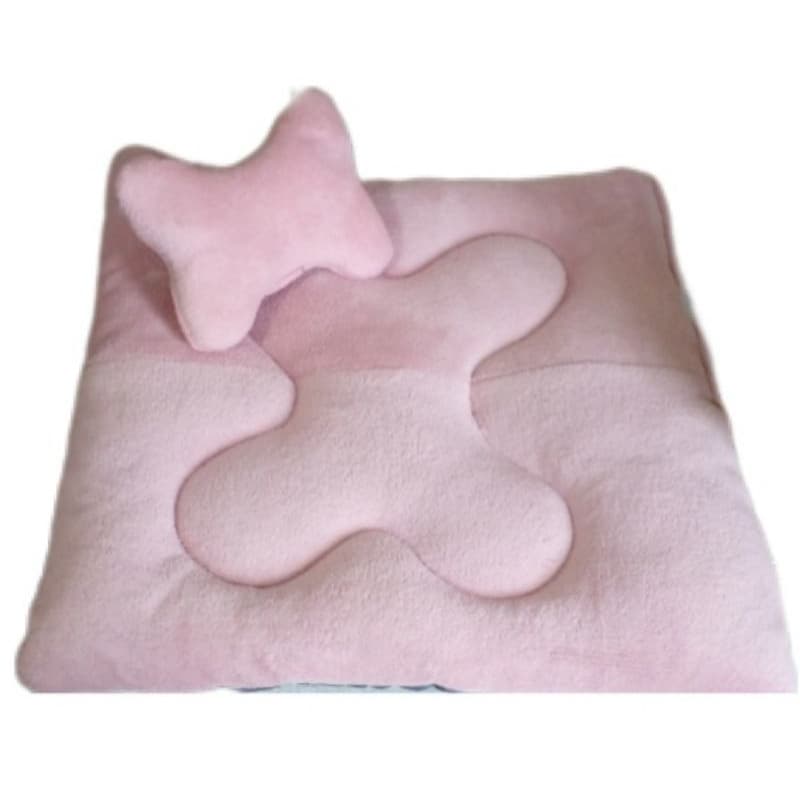 colconete soft para cães e gatos 50x50 rosa