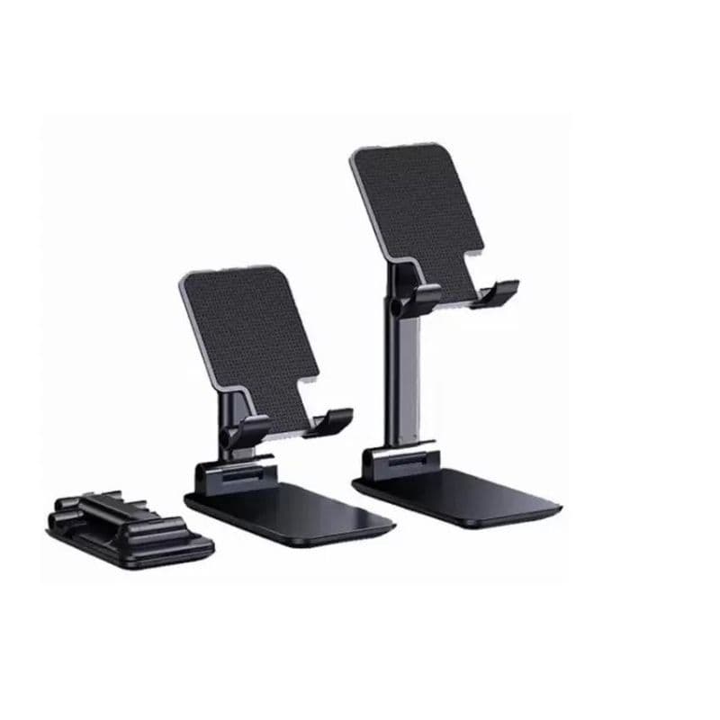 Suporte para Celular é Tablet, Ajustável, Preto, Novo
