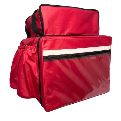 Capa Bolsa para Entrega Mochila Térmica Sem Isopor Bag Nylon Delivery Entregador Restaurante Alça Reforçada
