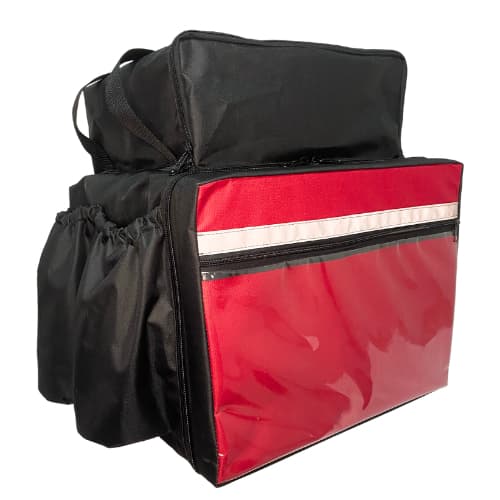 Capa Bolsa Mochila De Entrega Bag Nylon Sem Isopor Ifood Delivery Motoboy Entregador Restaurante Lanchonete Alça Reforçada