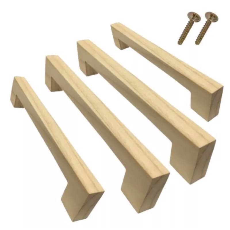 kit 10 puxadores 100mm de furo a furo