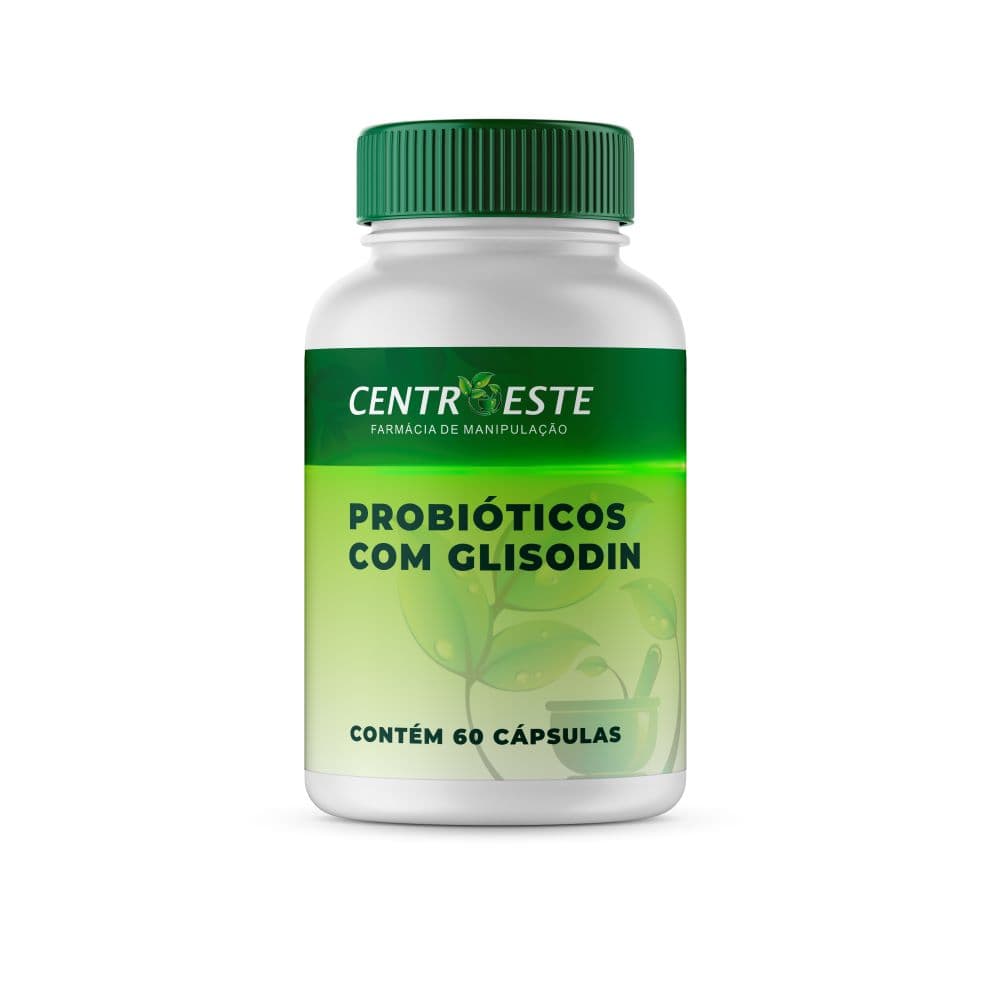 Probióticos com Glisodin com 60 cápsulas
