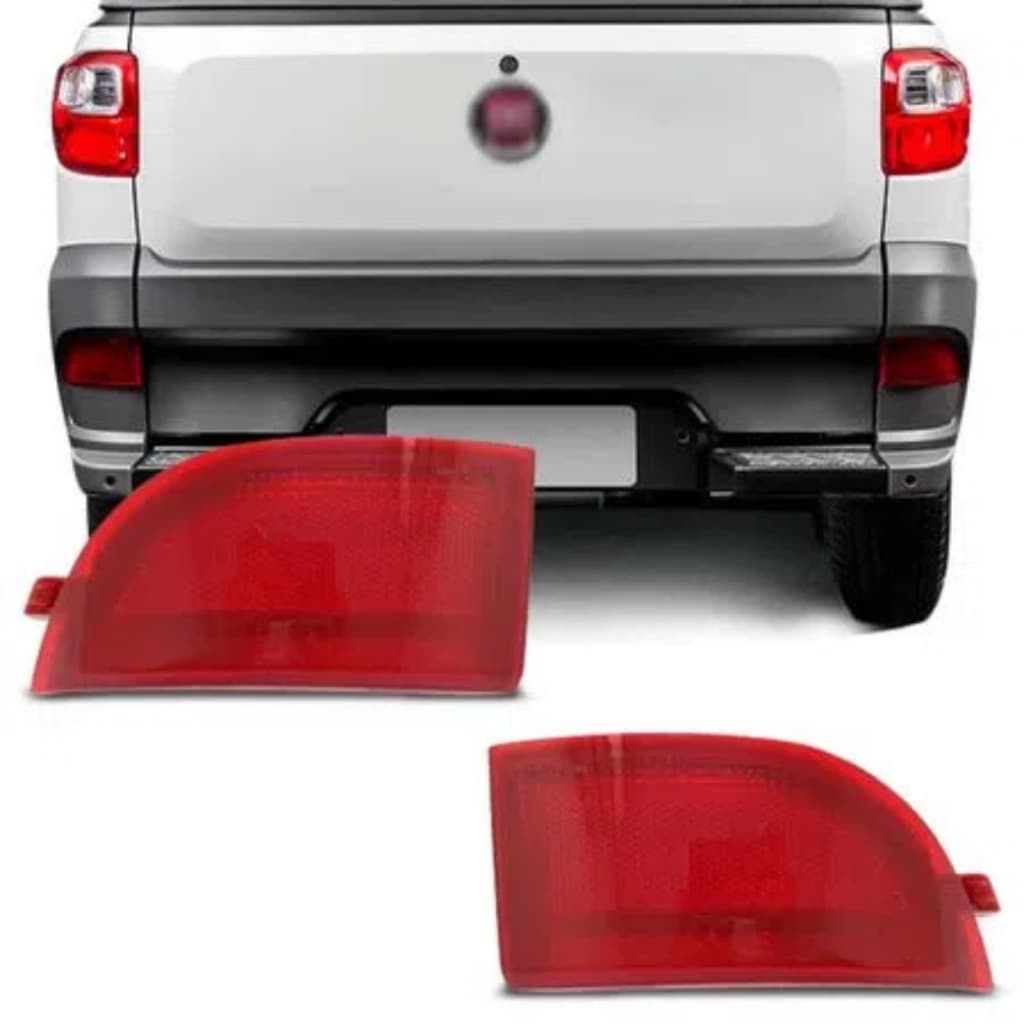 Refletor Para-choque Traseira Fiat Strada 2014 2015 2016 2017 2018 2019