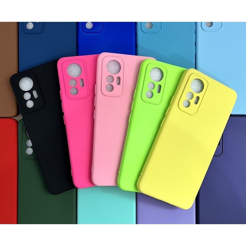 Capa capinha case aveludado Xiaomi Mi 12 Mi 12 lite anti impacto