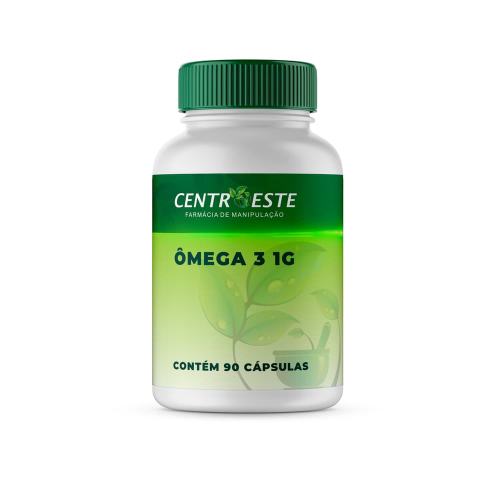 Ômega 3 1g com 90 cápsulas