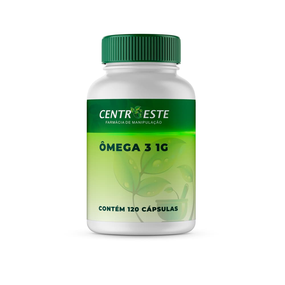 Ômega 3 1g com 120 cápsulas