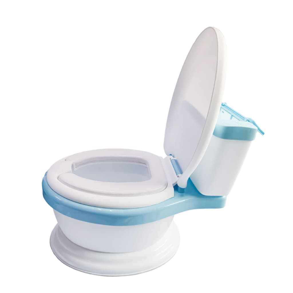 Troninho Privadinha Com Porta Lenço Azul Infantil