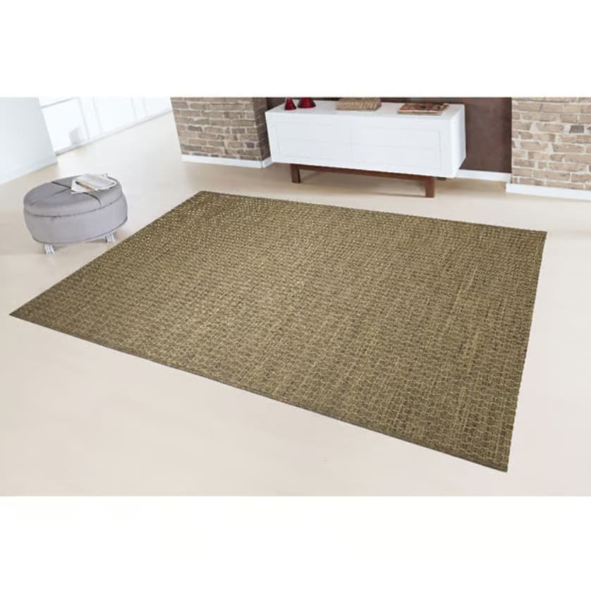 Tapete Sisal Sala Quarto Escritório 1,50 x 2,00 Antiderrapante SP02 Juta Lancer