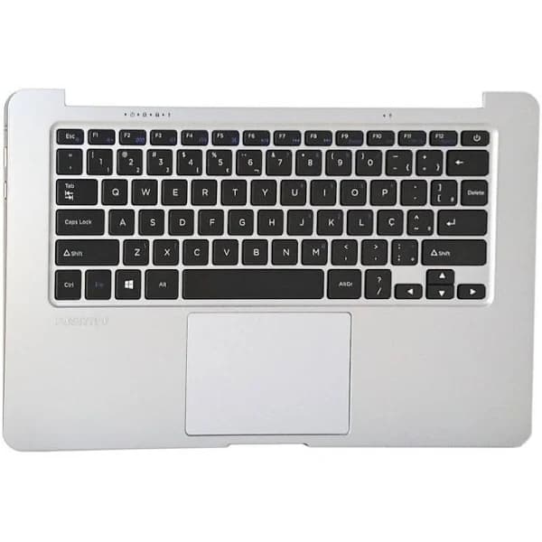 CARCAÇA BASE TECLADO +TECLADO POSi MOTION Q232A PRATA