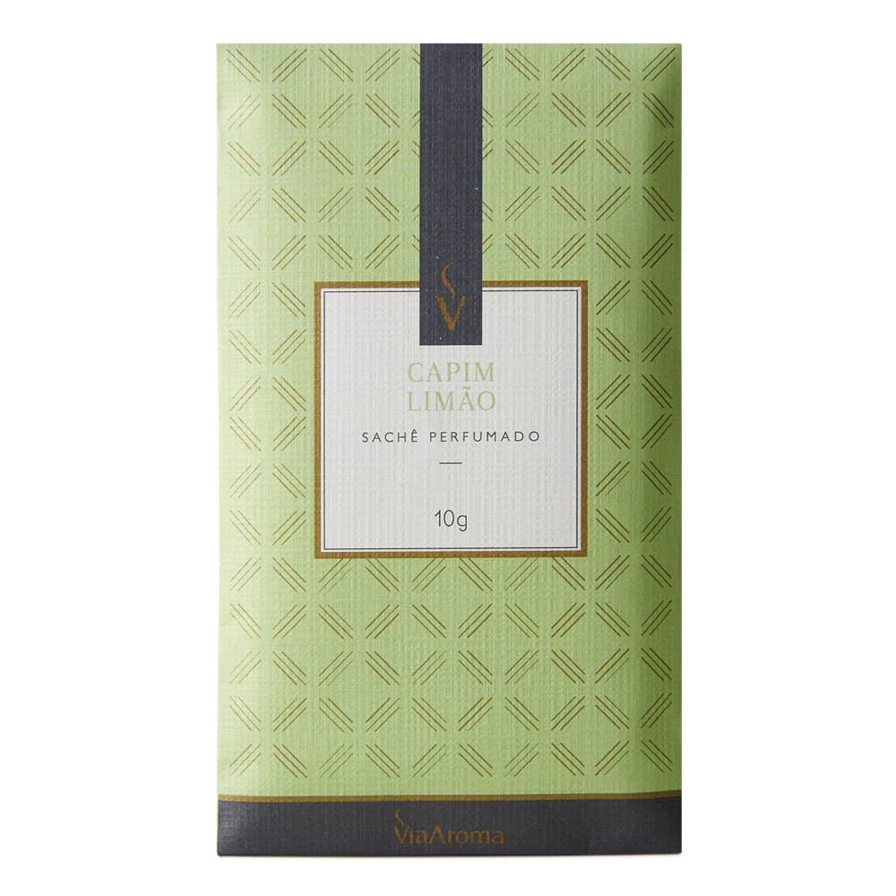 Sachê Perfumado Anti Mofo Capim Limão Via Aroma 10g