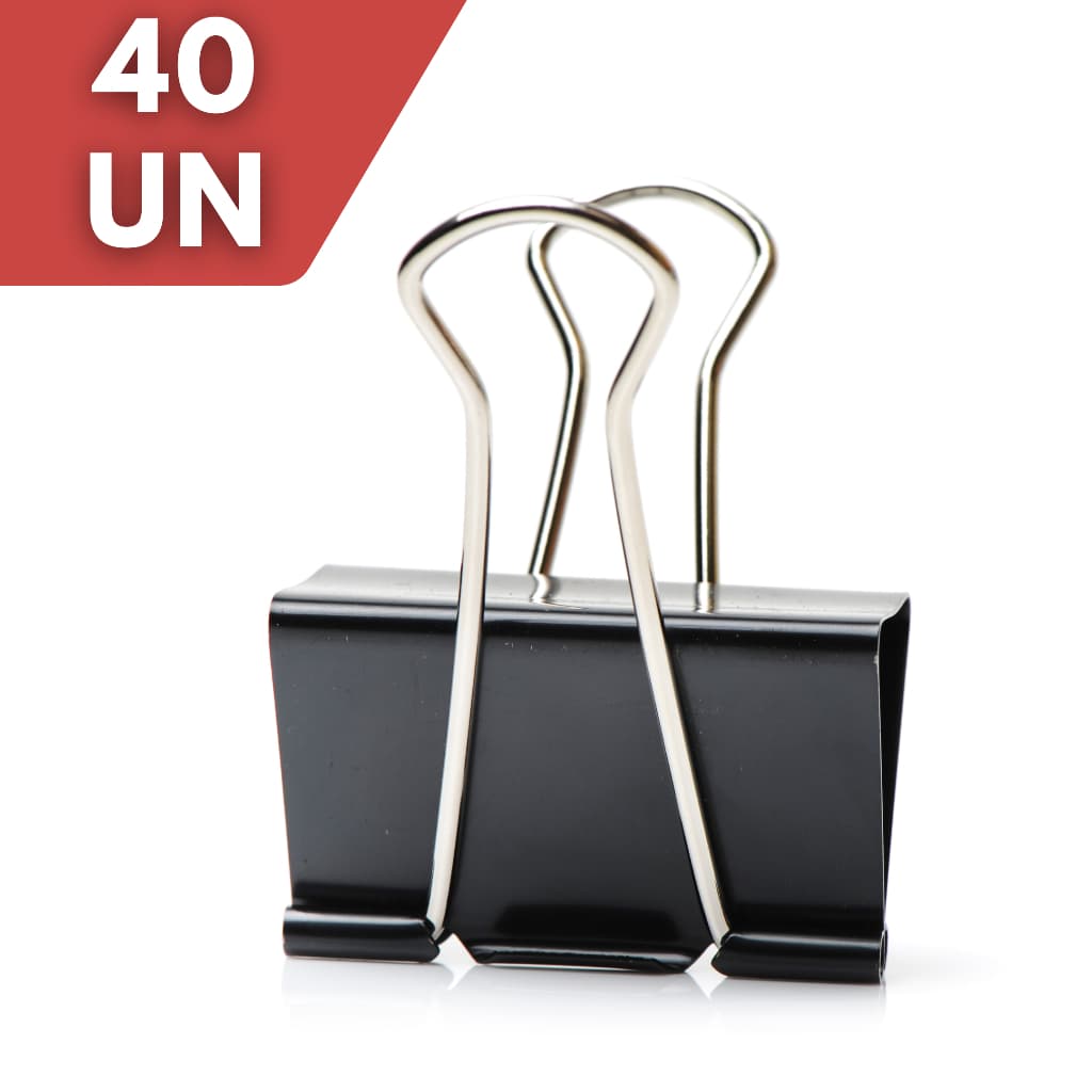 40 Prendedor Borboleta De Papel Prancheta Clips Grampo Documentos Pequeno Documentos Prancheta