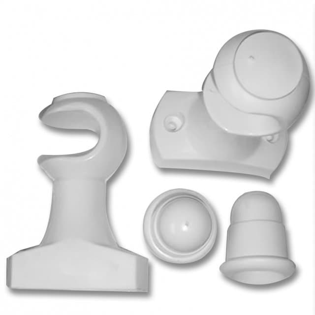 Kit Par Suporte Para Varão de Cortina PVC 19mm Cores