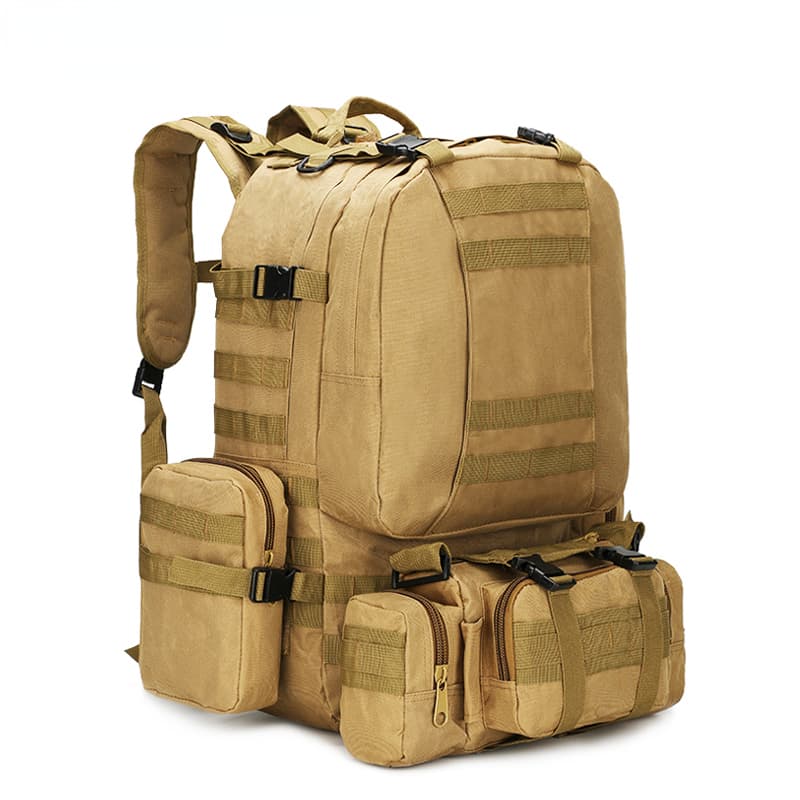 Mochila Grande Reforçada 65 Litros  4 em 1 Compartimentos removíveis