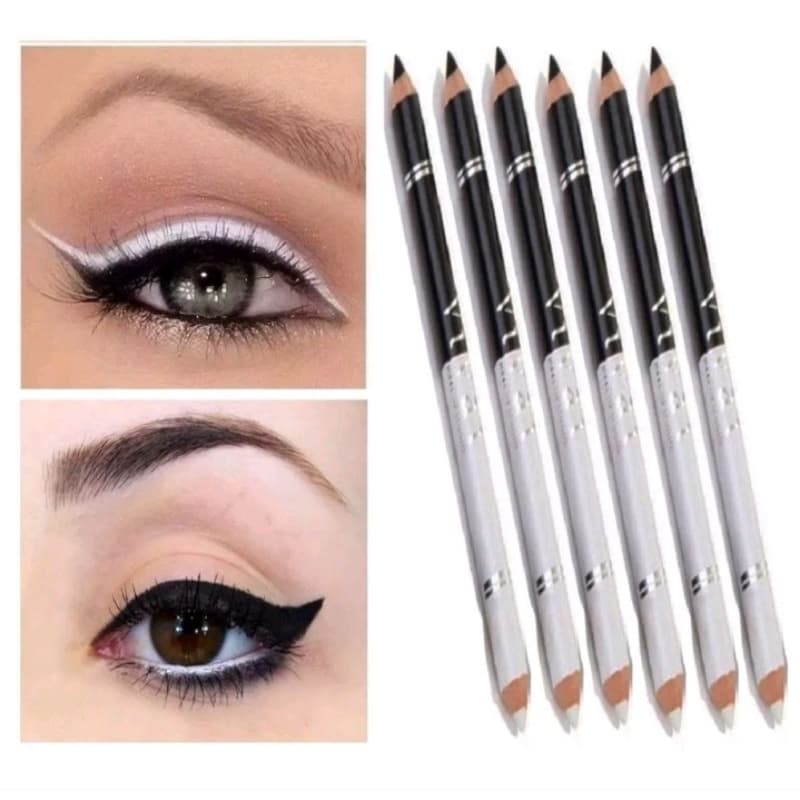 12 Lapis Duo Preto e Branco com Apontador Vivai VAL 04/27