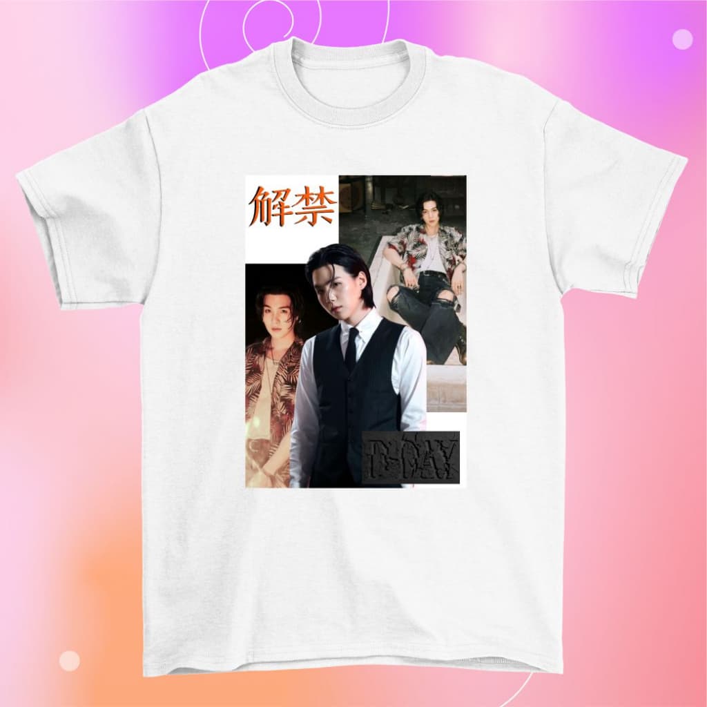Camiseta Unissex Suga Of BTS Agust D K-Pop