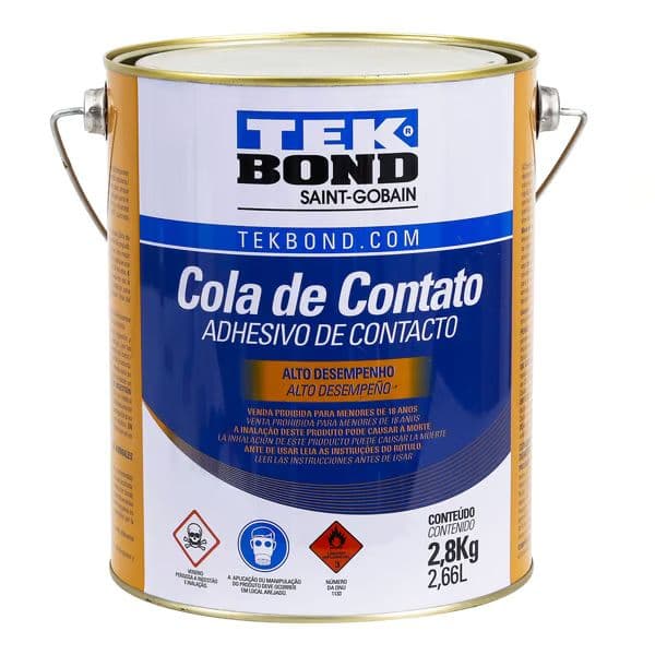Lata Cola Contato 2,8kg Tekbond Sapateiro Marceneiro