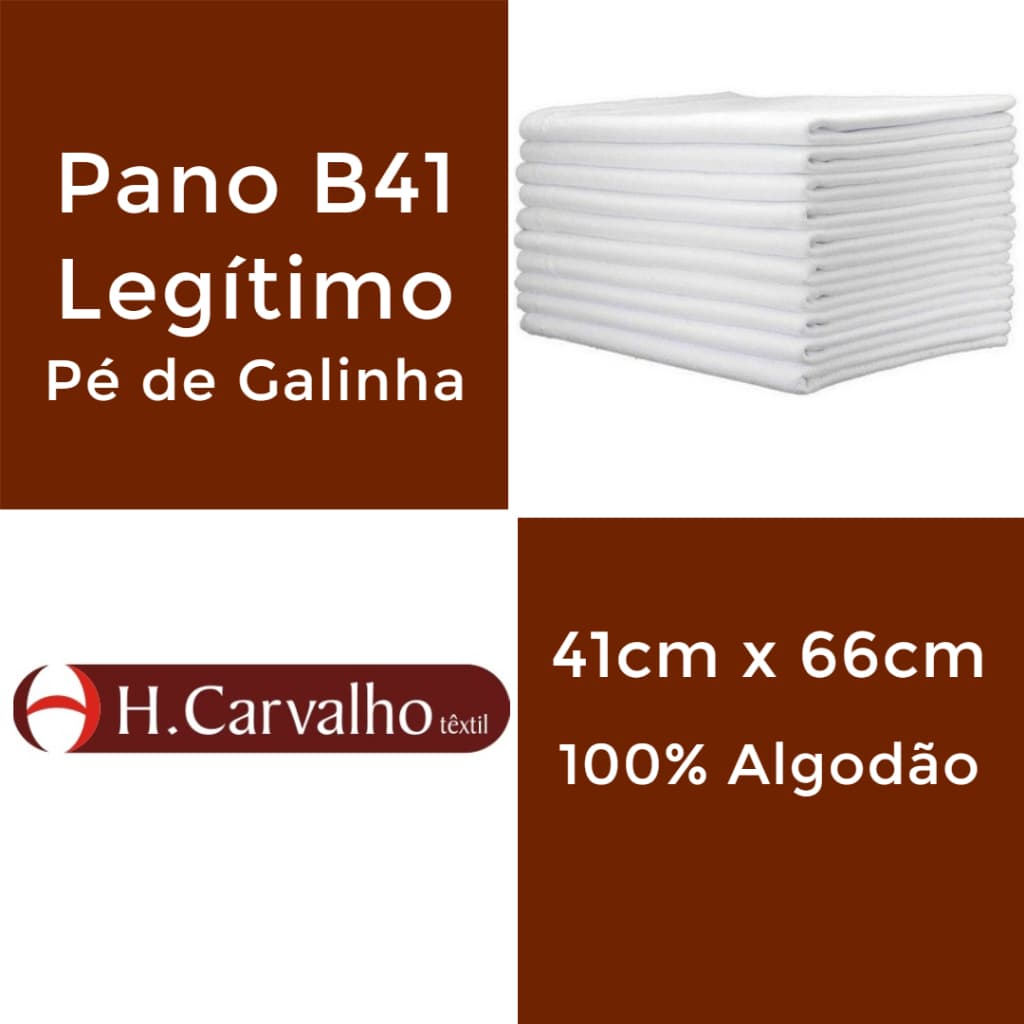 10 Panos de Prato e Copa O Legítimo Pé de Galinha Branco Liso sem Estampa 41cm x 66cm 100% Algodão