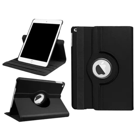 Capa Giratória preta para Tablet Ipad Mini 1 2 e 3